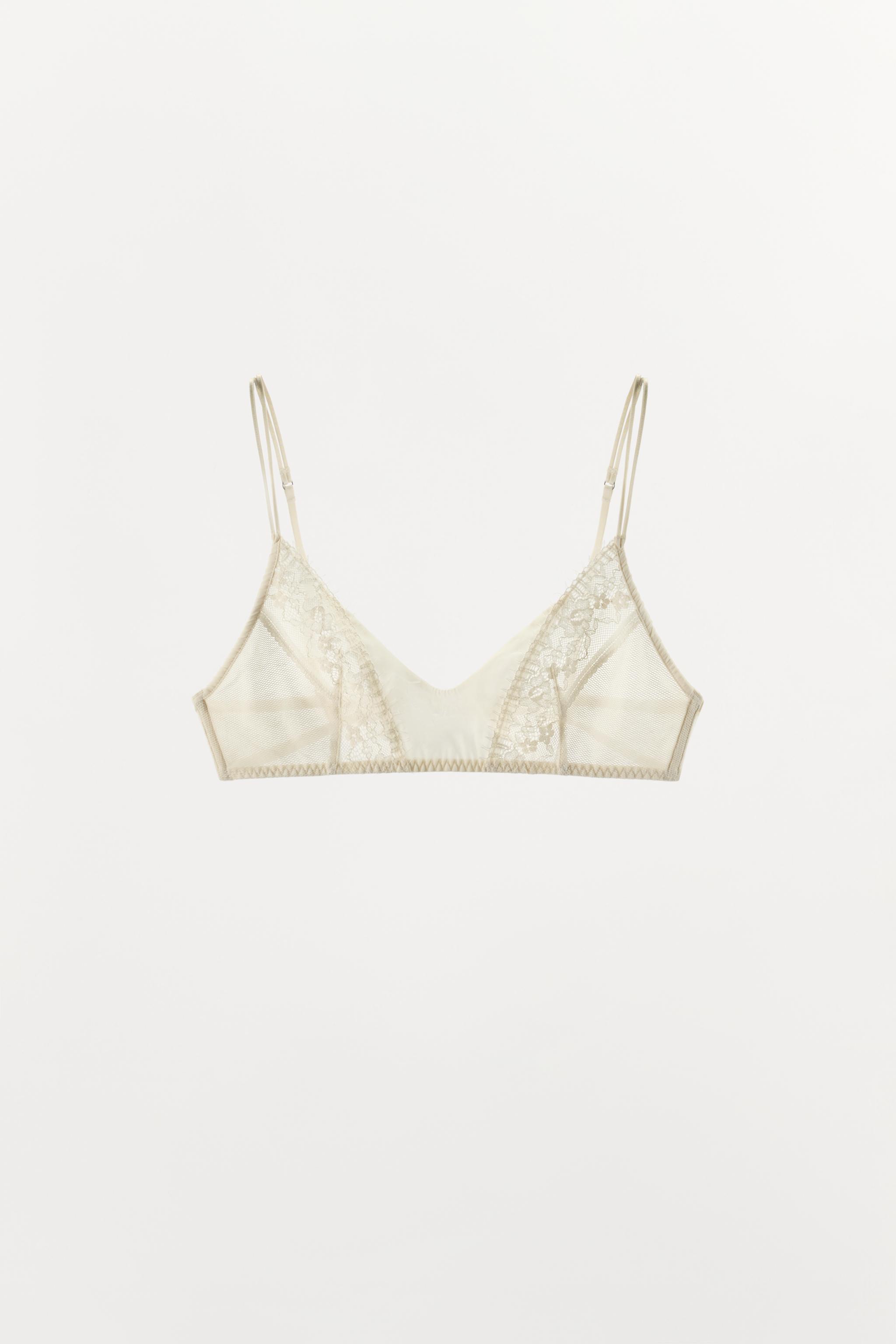 LACE TRIANGLE BRA